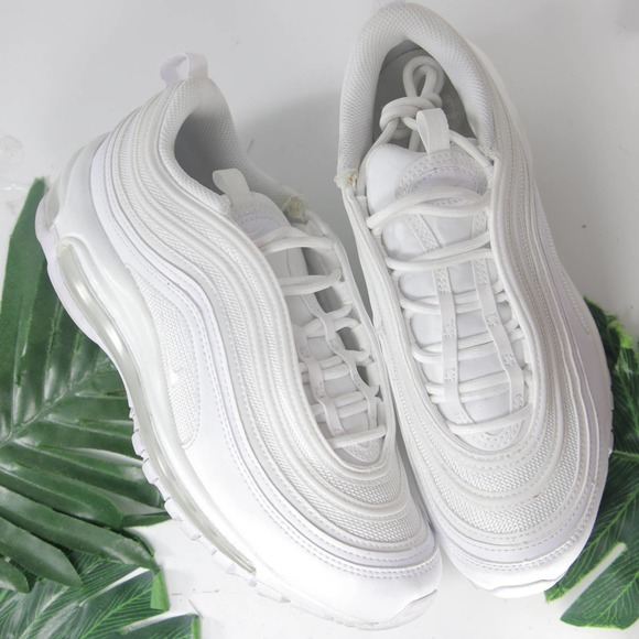Nike Shoes - Nike Airmax 97 Triple White Low Top Shoes size 8.5 Womens/7Youth 001861